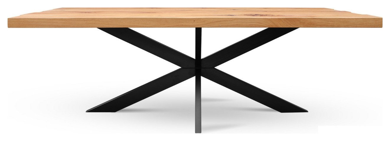 ALKEN Solid Wood Dining Table - Industrial - Dining Tables - by ...