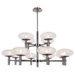Access Lighting - Grand 12-Light Two-Tier Chandelier, Brushed Steel - Access Lighting is a contemporary lighting brand in the home-furnishings marketplace.  Access brings modern designs paired with cutting-edge technology. We curate the latest designs and trends worldwide, making contemporary lighting accessible to those with a passion for modern lighting.