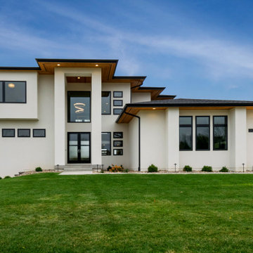 Contemporary Modern 2 Story Plan #57916