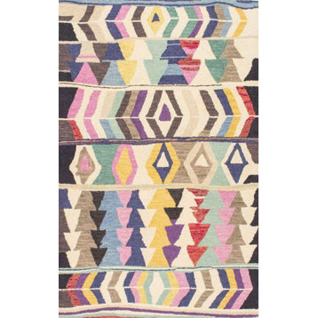 Nuloom Hand-Tufted Tikal Geometric Rug, Multicolor 7'6"x9'6"