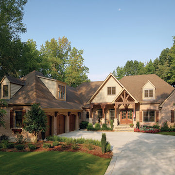 Silas Lucas Brick Home featuring Sienna Stone - North Carolina