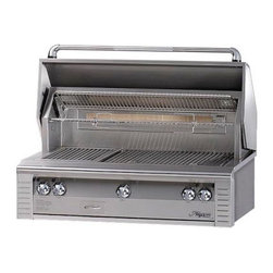 Alfresco 42''lx2 Built-in Grill, Stainless Steel Liquid Propane | ALX2-42LP - Outdoor Grills