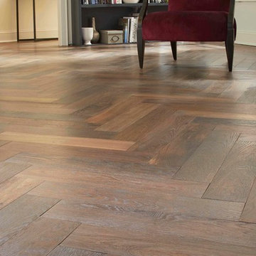 Sophisticated Reading Room - Lexington Holden, Engineered, Oak Hardwood