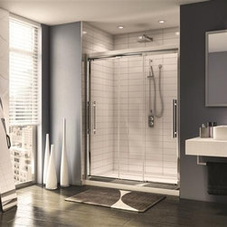 Fleurco Banyo Treviso Shower 60 Frameless In-Line Sliding Door ETR160 - Bath Products