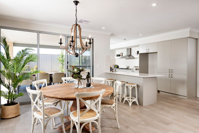 Photo of a modern dining room in Perth.