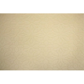 Sublime Embossed Velvet Morroccan Tile Upholstery Fabric, Rawhide