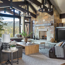 Seating in front of Fire Place
