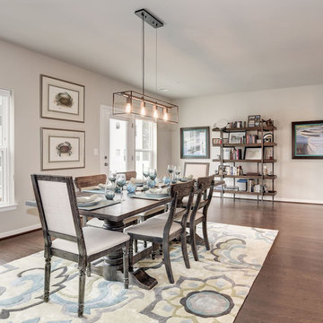 Annapolis Coastal-Themed Dining Room