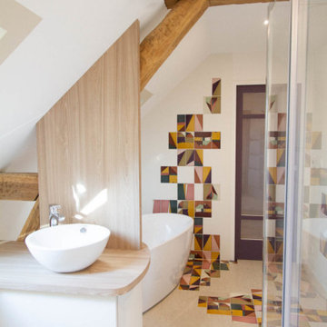Salle de bain sous rampant