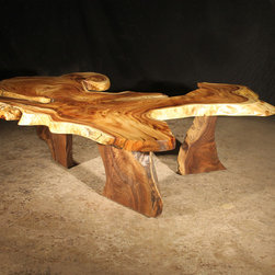 Hawaiian Monkey Pod Coffee Table - Coffee Tables