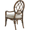 Cedar Key Oval Back Arm Chair - Natural