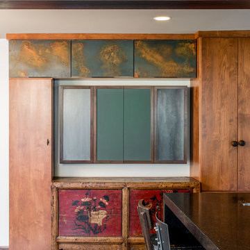Steampunk Meets Modern Kitchen