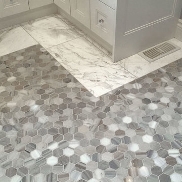 Hexagon Tile Heated Floor