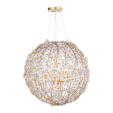 sparkly pendant lights