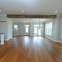 Flooring beams railing