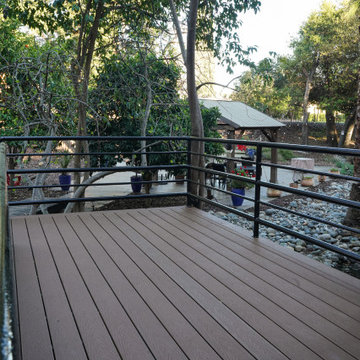Burned Deck Rebuild with Trex Decking – Carmichael, CA