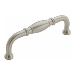 Amerock - Amerock BP55243-G10 French Country Satin Nickel Cabinet Pull, 3 3/4" - Cabinet And Drawer Handle Pulls