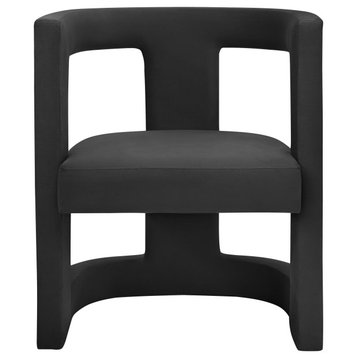 Ada Black Velvet Chair