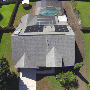 4.7kW Solar Electric, Solar Pool, and Solar DHW systems in Oviedo, FL