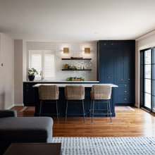 Dark Blue Built Ins