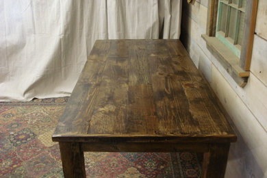 Combination Driftwood and Millwood Table 65"x30"x30" (Provincial Stain + Poly)