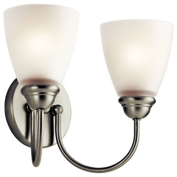 2 Light Vanity Light Approved for Damp Locations - Transitional inspirations