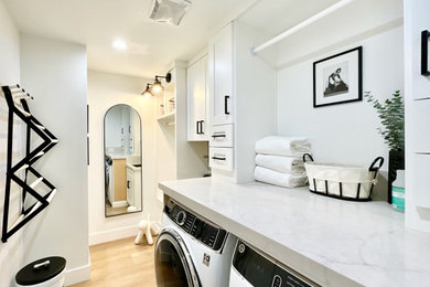 High Contrast laundry room