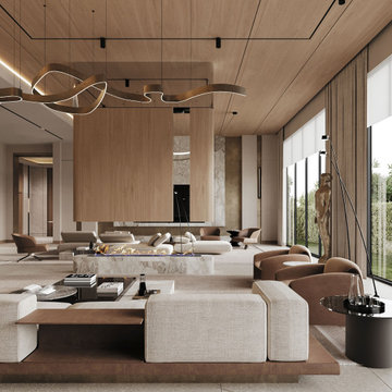 Luxury Modern Minimalist Villa Interior Design | Meydan, Dubai
