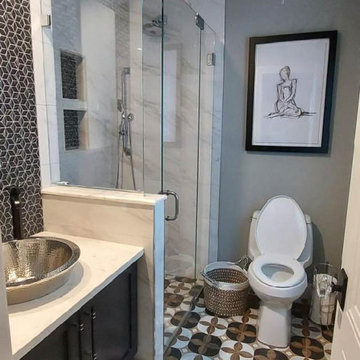 Mixed Tile Bath