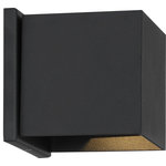 Nuvo Lighting - Lightgate - LED Sconce - Black Finish - The Lightgate 62-1466 LED square outdoor wall sconce features a black finish and offers dimmable capability to create the perfect mood.