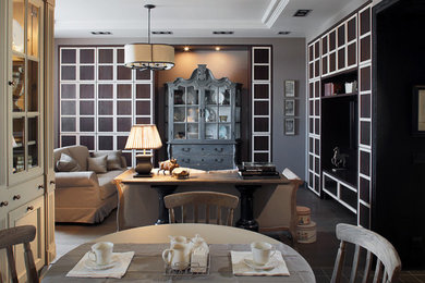 Living room - eclectic living room idea in Other