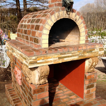 The Quiambao Family Wood Fired Brick Pizza Oven in New York