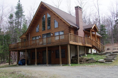 Inspiration for a timeless exterior home remodel in Boston