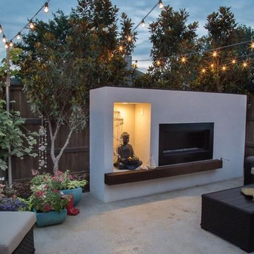Traditional Backyard with Modern Touch