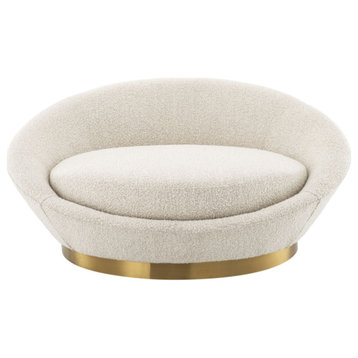Cream Bouclé Upholstered Sofa | Eichholtz Duardo