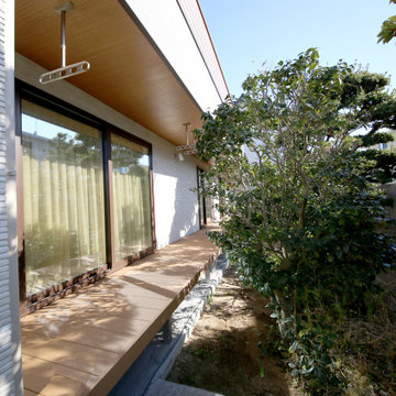 縁側＆物干しスペース