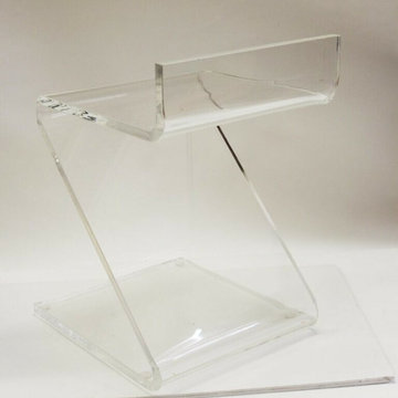 Clear Acrylic Lucite Ottomans & Stools