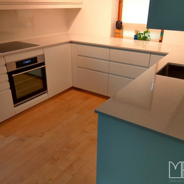 Darmstadt Blanco Norte Silestone Arbeitsplatten