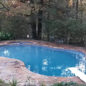 Atlanta Metro Custom Pool Renovations - Blue Lagoon PebbleTec
