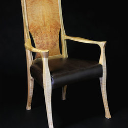 Leather Upholstered Arm Chair - Products