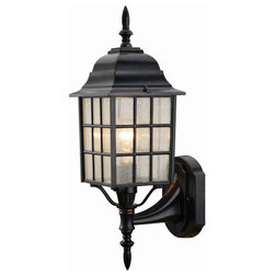 Traditional Outdoor Wall Lights And Sconces by Door Corner