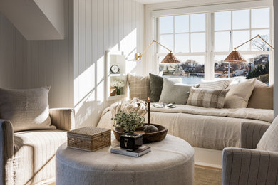 Beach style bedroom photo in Orange County