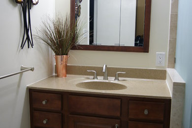 Custom Angled Shower Bathroom Renovatio