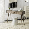 Lucia 3 Drawer Console Table Chocolate