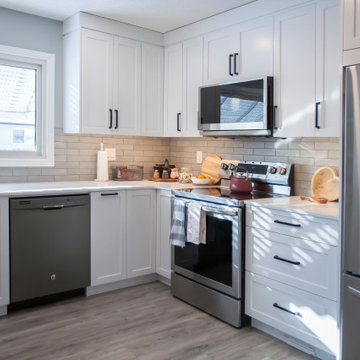 Contemporary White Shaker Kitchen