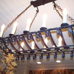 Contemporary Mountain Home - Chandeliers