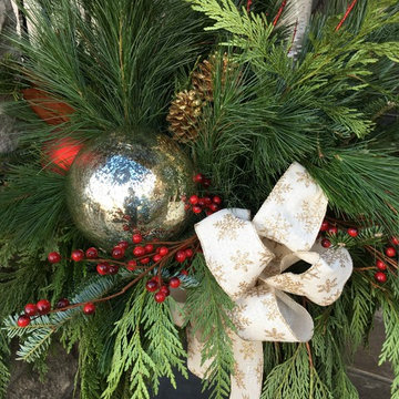 Assorted Outdoor Christmas Arrangements