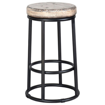 Color Pop White Counter Stool