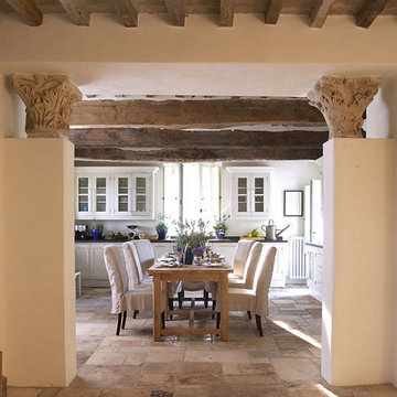 Stone Floor – Antique, Reclaimed Limestone ‘Dalle de Bourgogne’ pavers