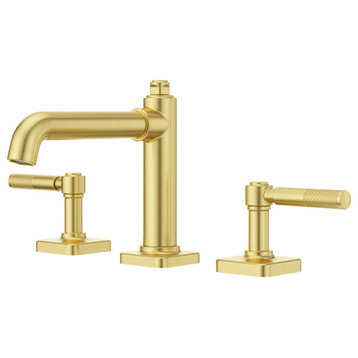 Pfister LG49-HLS Hillstone 1.2 GPM Widespread Bathroom Faucet - Brushed Gold